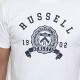 RUSSELL ATHLETIC MEN YALE CREWNECK T-SHIRT A3-049-1 white APPAREL