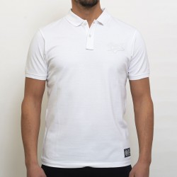 RUSSELL ATHLETIC MEN FRAT POLO T-SHIRT A3-059-1 white