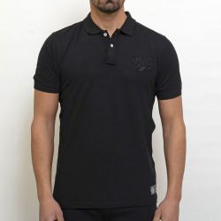 RUSSELL ATHLETIC MEN FRAT POLO T-SHIRT A3-059-1 black
