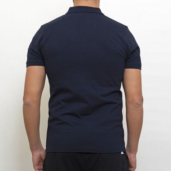 RUSSELL ATHLETIC MEN FRAT POLO T-SHIRT A3-059-1 navy blue APPAREL