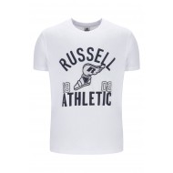 RUSSELL ATHLETIC MEN CANON CREWNECK T-SHIRT A4-013-1 white