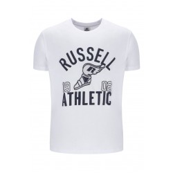 RUSSELL ATHLETIC MEN CANON CREWNECK T-SHIRT A4-013-1 white