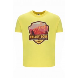 RUSSELL ATHLETIC MEN TATE CREWNECK T-SHIRT A4-045-1 yellow