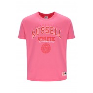 RUSSELL ATHLETIC MEN AUBREY CREWNECK T-SHIRT A4-055-1 pink