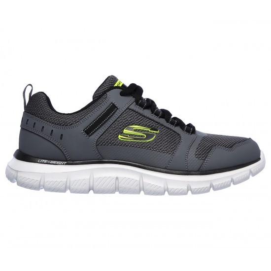 SKECHERS MEN RUNNING SHOES KNOCKHILL grey SHOES