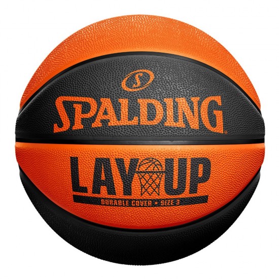 SPALDING BASKETBALL LAY-UP size 3 orange-black Accessories