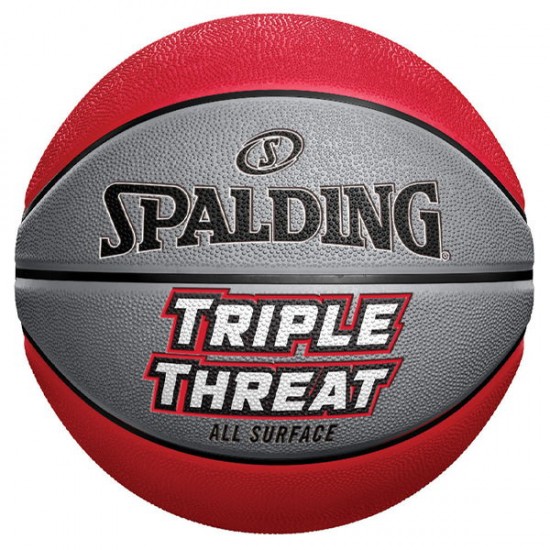 SPALDING BASKETBALL TRIPLE THREAT size 7 red Accessories