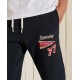 SUPERDRY COLLEGIATE JOGGERS (eclipse navy) M APPAREL