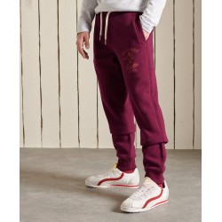 SUPERDRY COLLEGIATE JOGGERS (rich berry)M