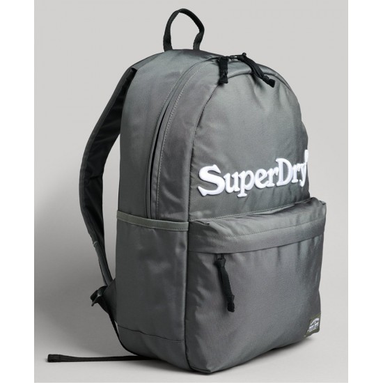 SUPERDRY UNISEX VINTAGE GRAPHIC MONTANA BACKPACK grey Accessories