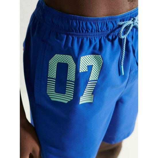SUPERDRY MEN WATERPOLO SWIMSHORTS blue APPAREL