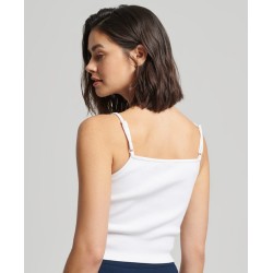 SUPERDRY WOMEN CODE ESSENTIAL STRAPPY TANK white