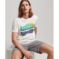 SUPERDRY MEN VINTAGE GREAT OUTDOORS T-SHIRT white