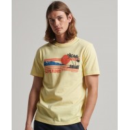 SUPERDRY MEN VINTAGE GREAT OUTDOORS T-SHIRT yellow