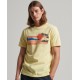 SUPERDRY MEN VINTAGE GREAT OUTDOORS T-SHIRT yellow APPAREL