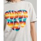 SUPERDRY WOMEN VINTAGE SCRIPTED INFILL T-SHIRT grey APPAREL