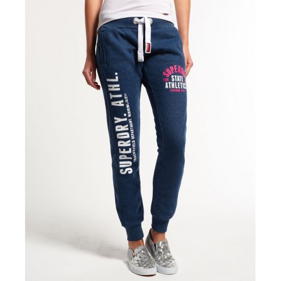 SUPERDRY WOMEN STATE ATHLETICS TRACK&FIELD JOGGER blue APPAREL