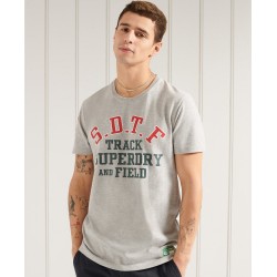 SUPERDRY TRACK&FIELD GRAPHIC TEE 220 (grey) M