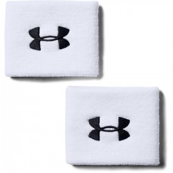UNDER ARMOUR PERFORMANCE WRIST BANDS 2pack white