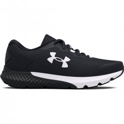 UNDER ARMOUR KIDS SHOES BGS CHARGED ROGUE 3 black-white