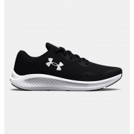 UNDER ARMOUR KIDS RUNNING SHOES BGS CHARGED PURSUIT 3 black-white