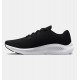 UNDER ARMOUR KIDS RUNNING SHOES BGS CHARGED PURSUIT 3 black-white SHOES