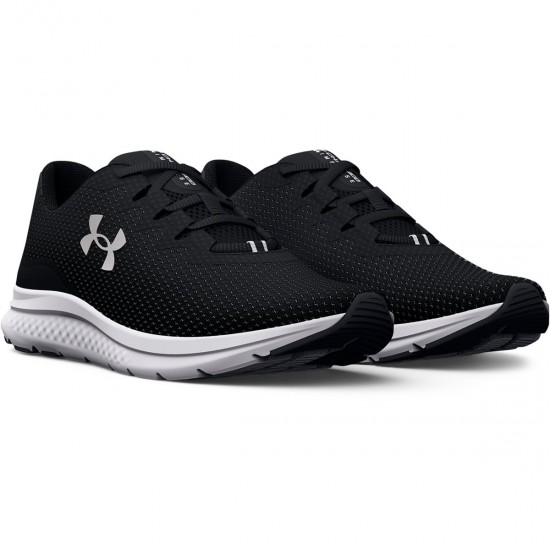 UNDER ARMOUR MEN RUNNING SHOES CHARGED IMPULSE 3 black-white SHOES