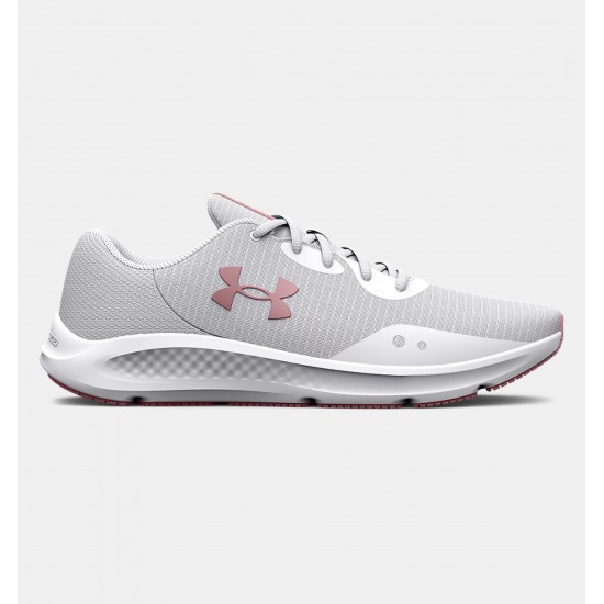 UNDER ARMOUR WOMEN RUNNING SHOES CHARGED PURSUIT 3 TECH white SHOES