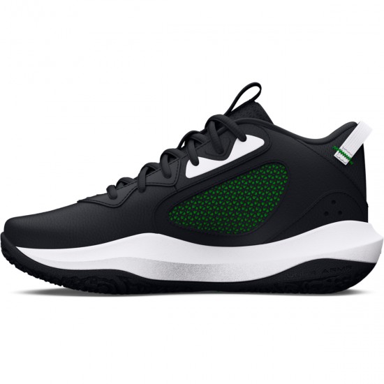 UNDER ARMOUR KIDS BASKETBALL SHOES GS LOCKDOWN 6 black-green SHOES