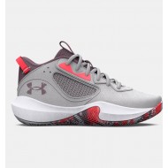 UNDER ARMOUR KIDS BASKETBALL SHOES GS LOCKDOWN 6 grey