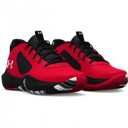 UNDER ARMOUR KIDS BASKETBALL SHOES PS LOCKDOWN 6 red