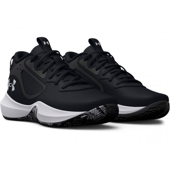 UNDER ARMOUR MEN BASKETBALL SHOES LOCKDOWN 6 black-white SHOES