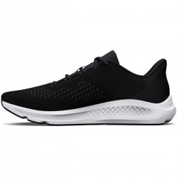 UNDER ARMOUR MEN RUNNING SHOES CHARGED PURSUIT 3 BL black-white