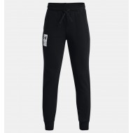UNDER ARMOUR BOYS RIVAL TERRY JOGGERS black