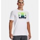 UNDER ARMOUR MEN BOXED SPORTSTYLE T-SHIRT white