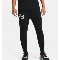 UNDER ARMOUR ΜΕΝ RIVAL TERRY JOGGERS black