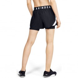 UNDER ARMOUR WOMEN PLAY UP 2in1 SHORTS black