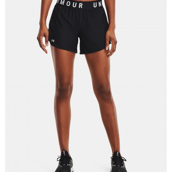 UNDER ARMOUR WOMEN PLAY UP 5in SHORTS black APPAREL