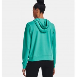 UNDER ARMOUR WOMEN RIVAL TERRY FULLZIP HOODIE mint