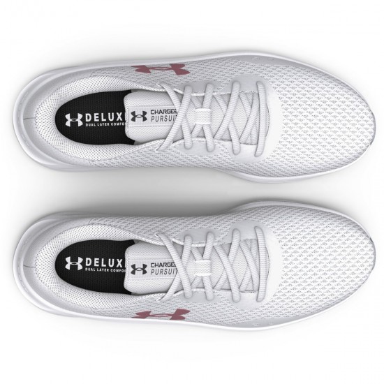 UNDER ARMOUR WOMEN CHARGED PURSUIT 3 white SHOES