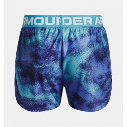 UNDER ARMOUR GIRLS PLAY-UP PRINTED SHORTS blue-purple