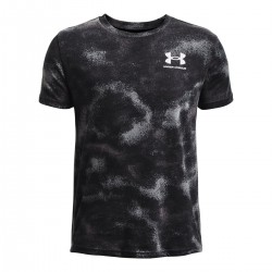 UNDER ARMOUR KIDS SPORTSTYLE LC ALL OVER PRINT T-SHIRT black