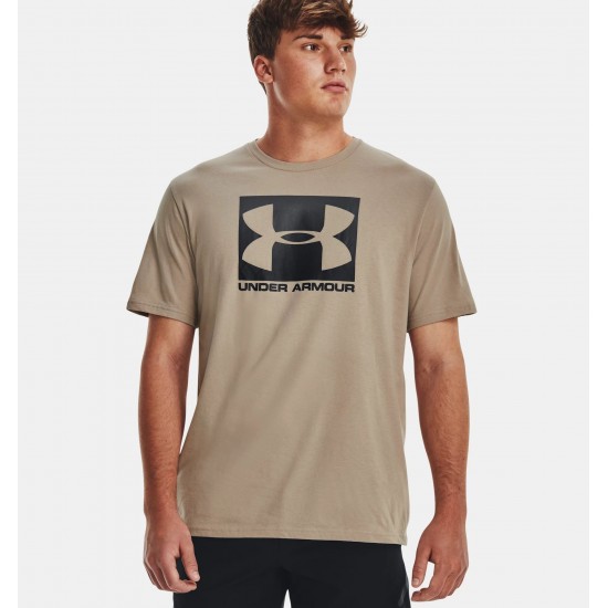 UNDER ARMOUR ΜΕΝ BOXED SPORTSTYLE T-SHIRT beige APPAREL