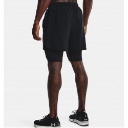 UNDER ARMOUR MEN LAUNCH 5" 2in1 SHORTS 1372631 black