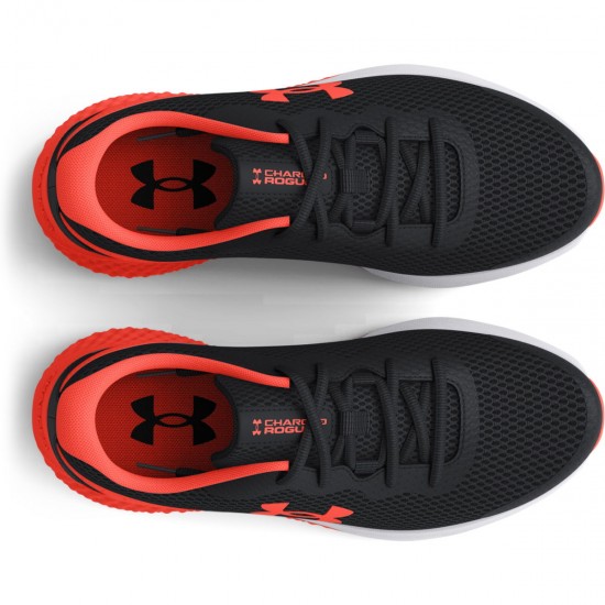 UNDER ARMOUR KIDS BGS CHARGED ROGUE 3 black-coral SHOES