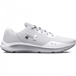 UNDER ARMOUR MEN SHOES CHARGED PURSUIT 3 white-silver