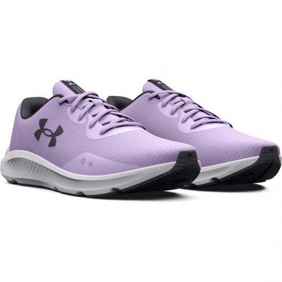UNDER ARMOUR WOMEN RUNNING SHOES CHARGED PURSUIT 3 TECH purple SHOES