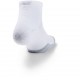 UNDER ARMOUR HEATGEAR LOW CUT  unisex socks (3pack) white Accessories