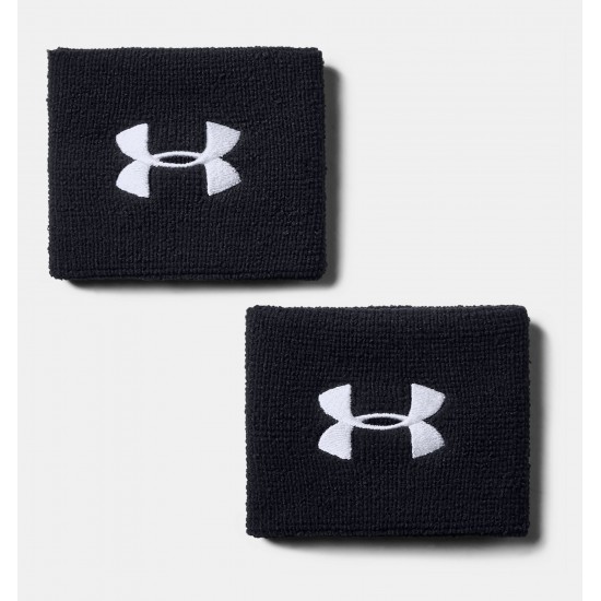 UNDER ARMOUR PERFORMANCE WRIST BANDS 2pack (black) Accessories