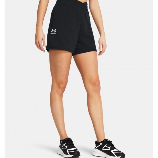 UNDER ARMOUR WOMEN RIVAL TERRY SHORTS 1382742 black APPAREL